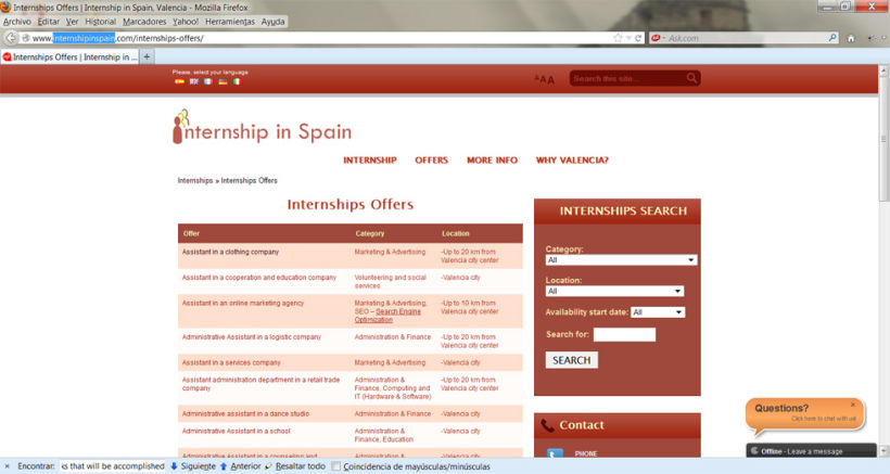 Internship In Spain 0