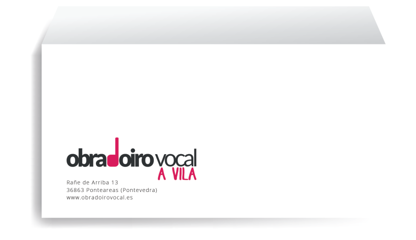Identity rebrand for the choir Obradoiro Vocal A Vila 0