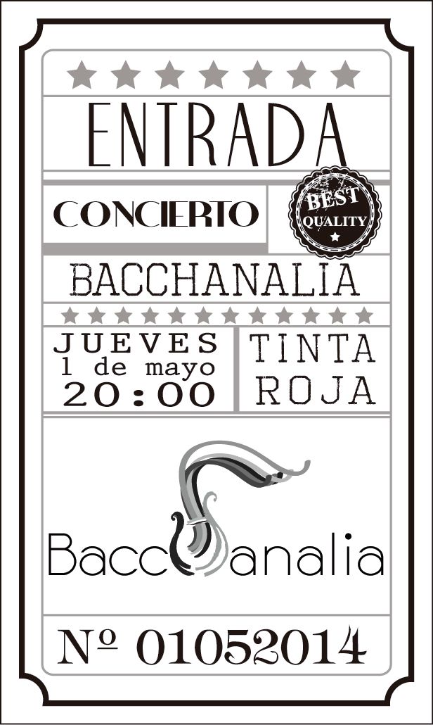 Entradas concierto Bacchanalia 0