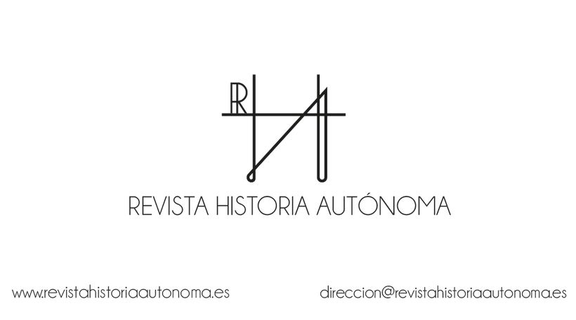 Tarjetas de visita de la Revista Historia Autónoma -1