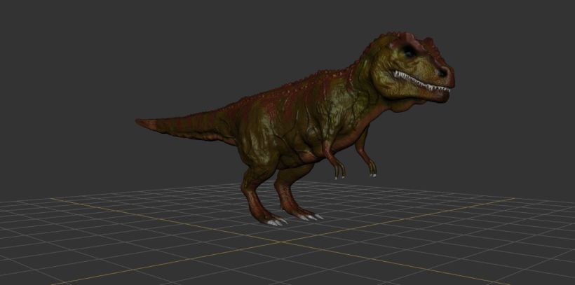 Modelado 3D Tiranosaurio Rex con Mudbox y 3Ds MAX 0