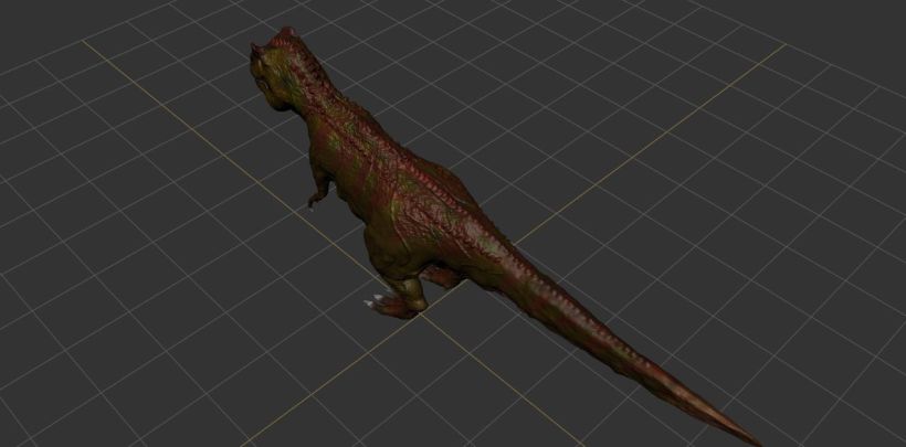 Modelado 3D Tiranosaurio Rex con Mudbox y 3Ds MAX 5