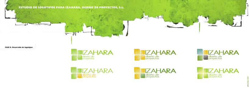 Estudio de branding para Izahara Diseño de Proyectos. 4