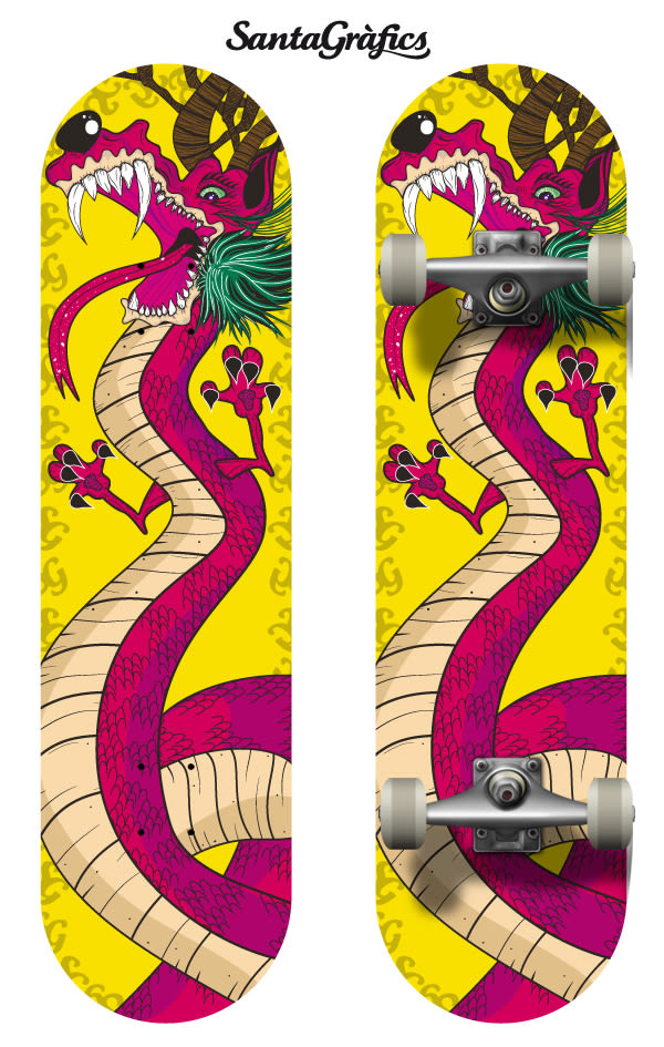 Skateboard • The Brave Dragon @matdisseny 0