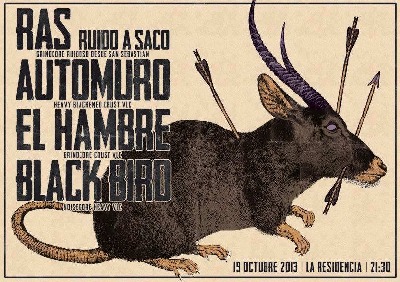 RAS + AUTOMURO + EL HAMBRE + BLACK BIRD | poster 0