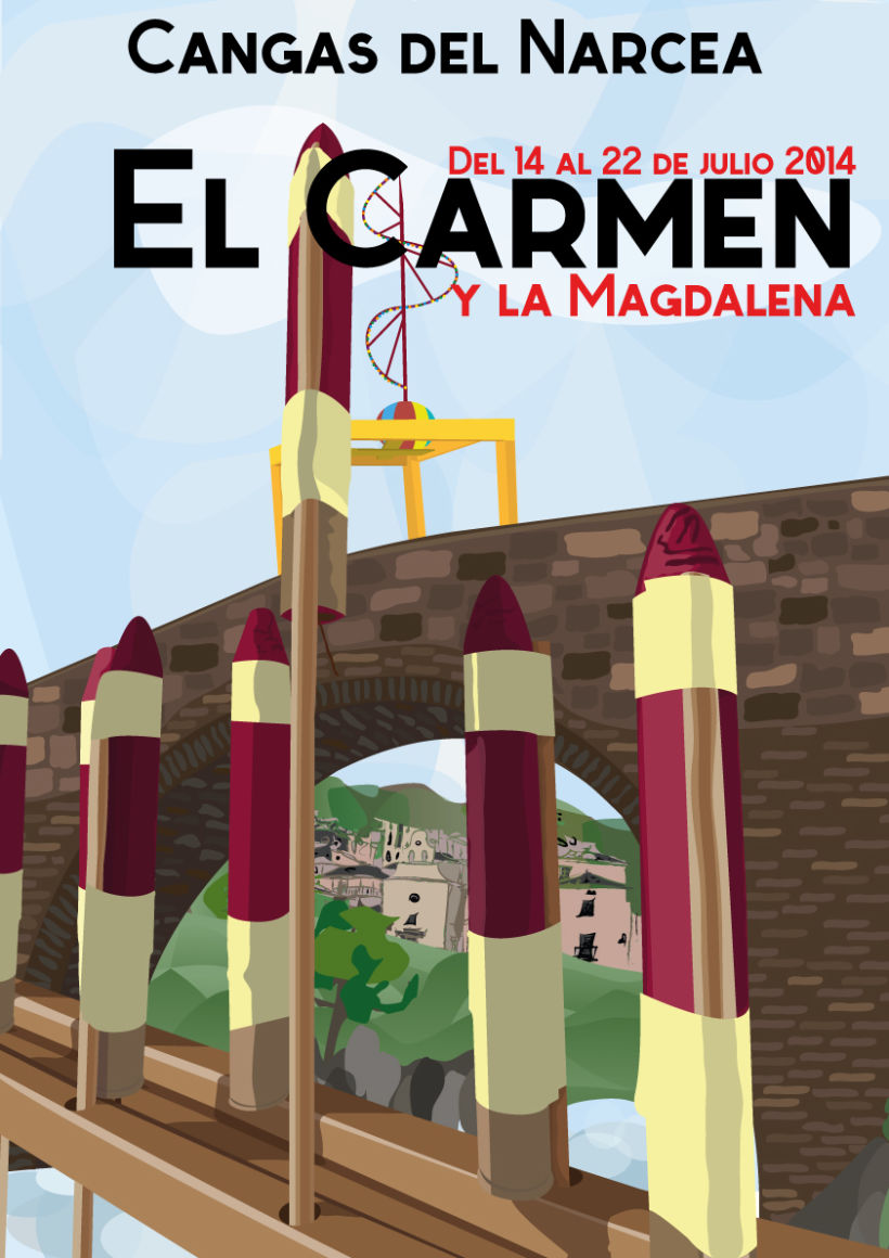 Cartel ganador fiestas del carmen y la magdalena 2014 1