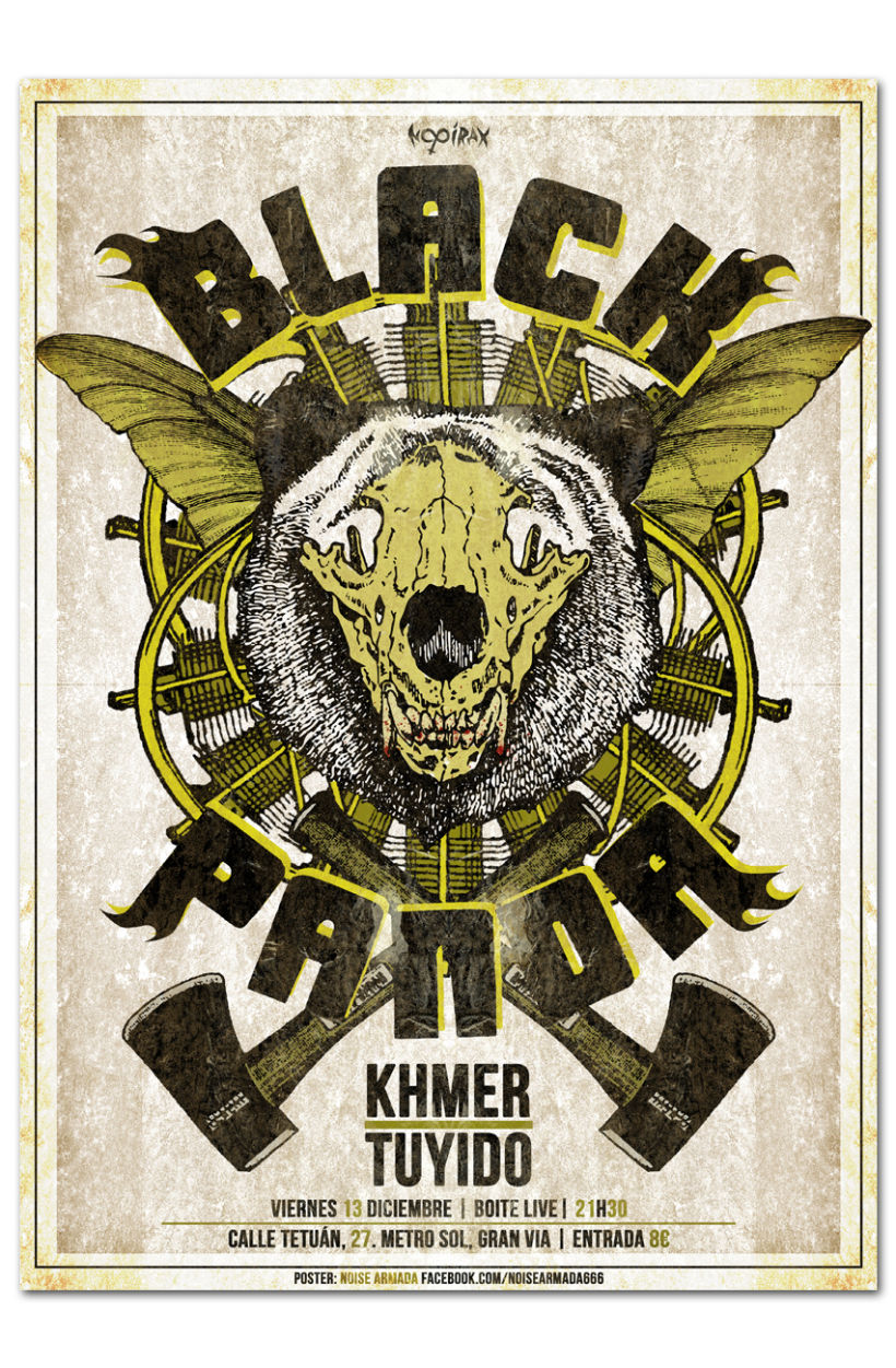 BLACK PANDA + KHMER + TUYIDO | poster -1