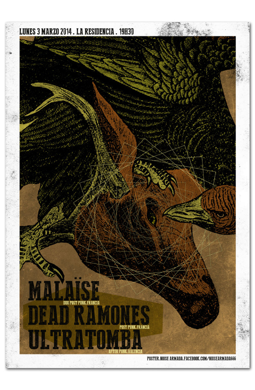 MALAÏSE + DEAD RAMONES + ULTRATOMBA | poster 0