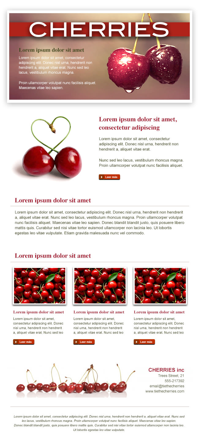 Newsletter: Cherries 1