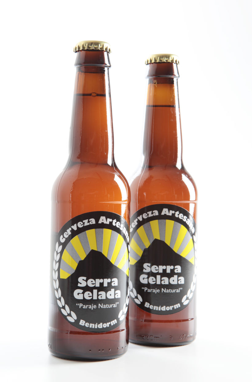 Etiqueta cerveza artesana Serra Gelada 0