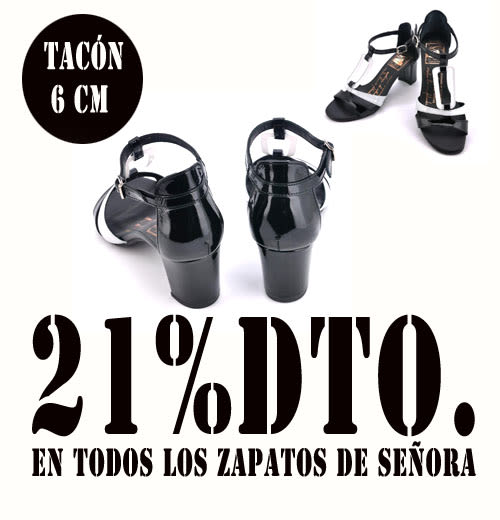 21%dto.En todos los zapatos de Señora. 10