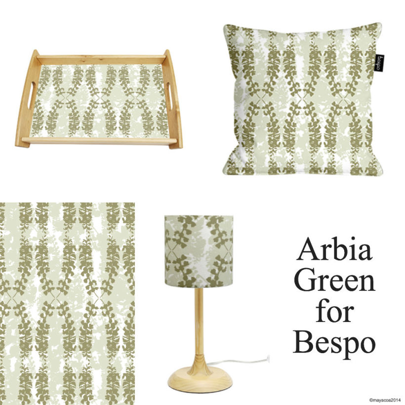 Arbia Collection, Diseño estampado textil y superficie 1