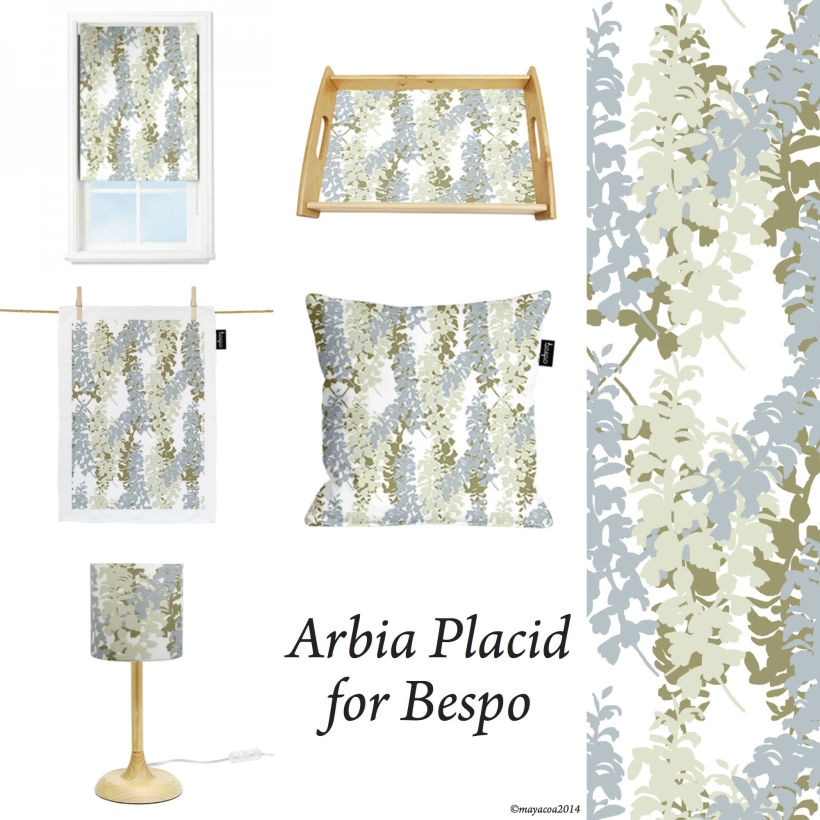 Arbia Collection, Diseño estampado textil y superficie 4