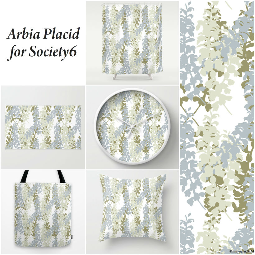 Arbia Collection, Diseño estampado textil y superficie 5