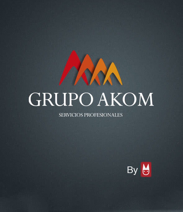 Logotipo e imagen gráfica, Grupo Akom -1
