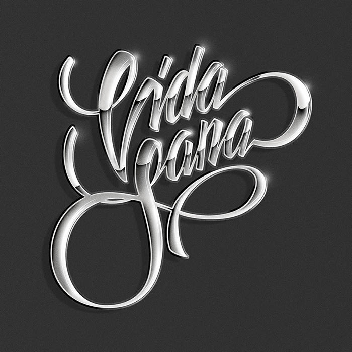 Vida Sana lettering 0