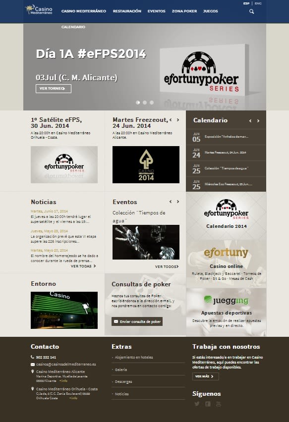 Nueva web de Casino Mediterráneo 1
