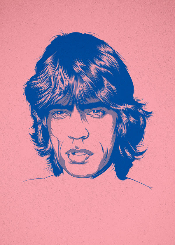 Mick Jagger Art Print 1