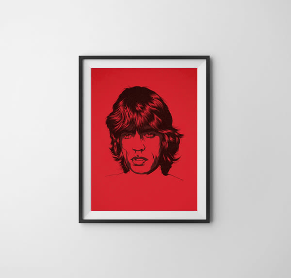 Mick Jagger Art Print 2