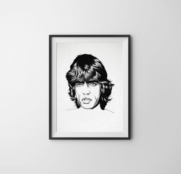 Mick Jagger Art Print 3
