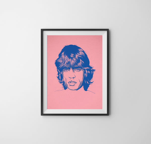 Mick Jagger Art Print 4