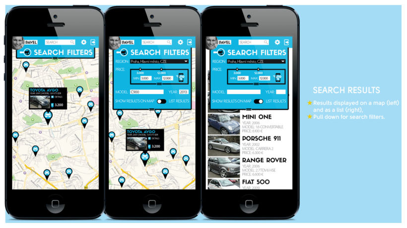 Used Car Seek / Mobile App Concept 2
