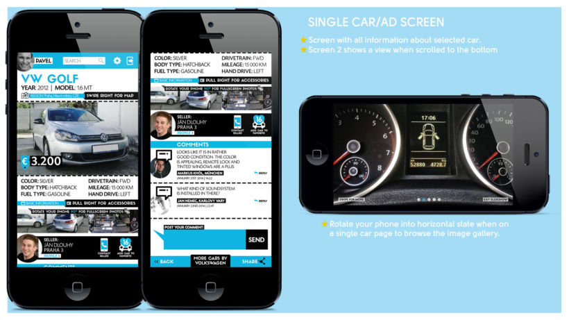 Used Car Seek / Mobile App Concept 3