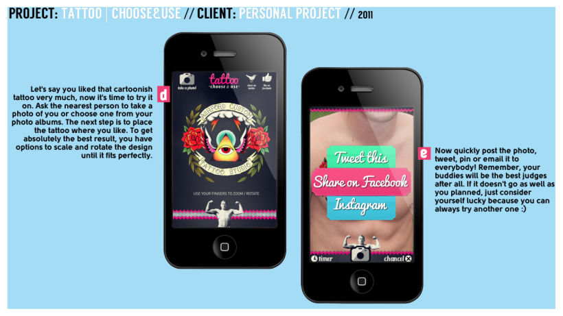 Tattoo - Choose & Use // Mobile App 0
