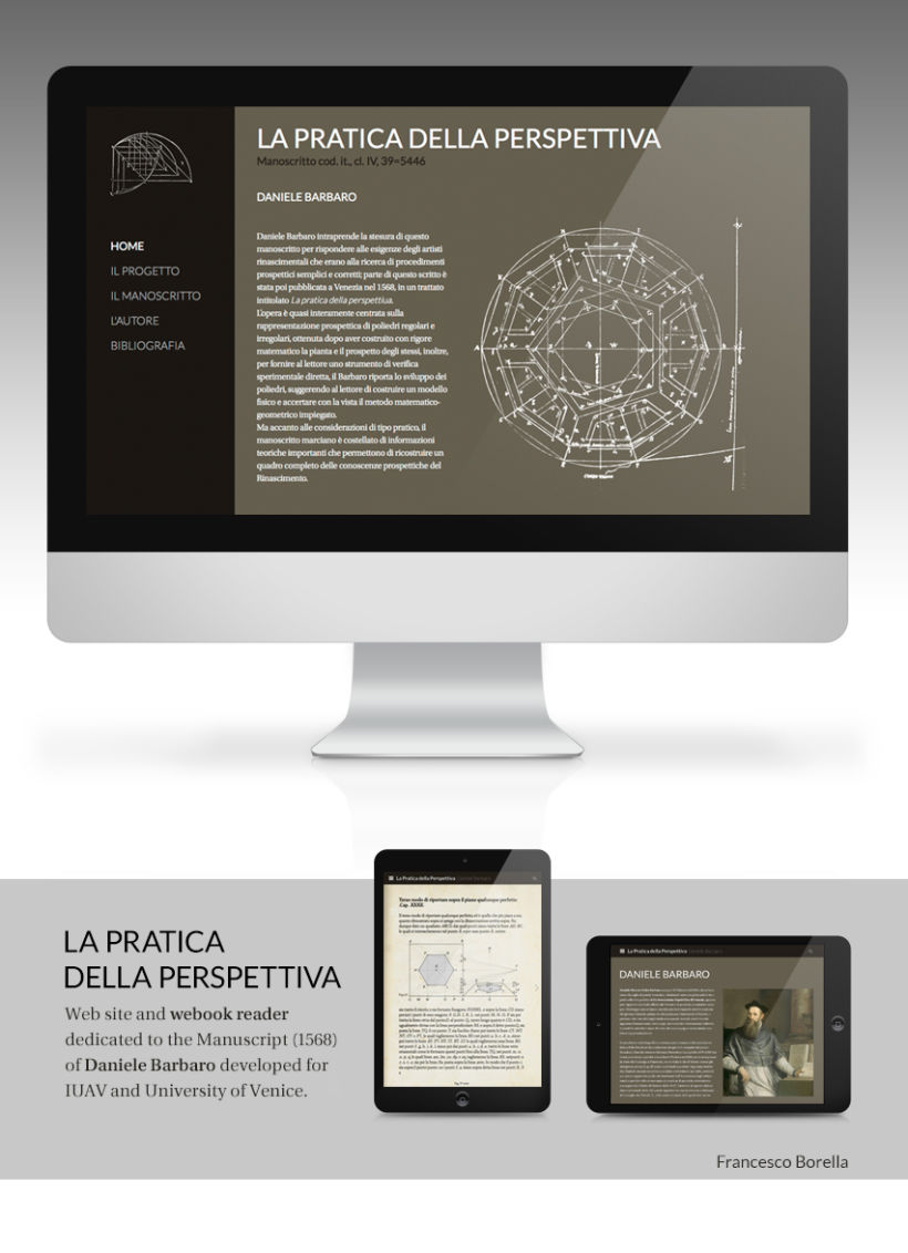 Web site of the Manuscrito of Daniele Barbaro (1568) 0
