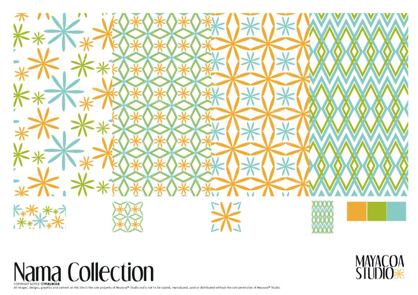 Nama Collection , Estampado textil y de superficie 1