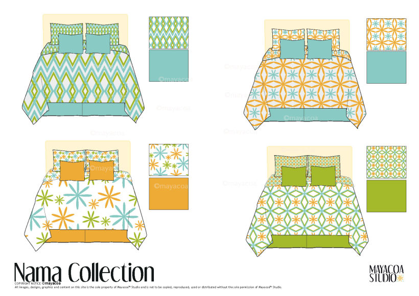 Nama Collection , Estampado textil y de superficie 2