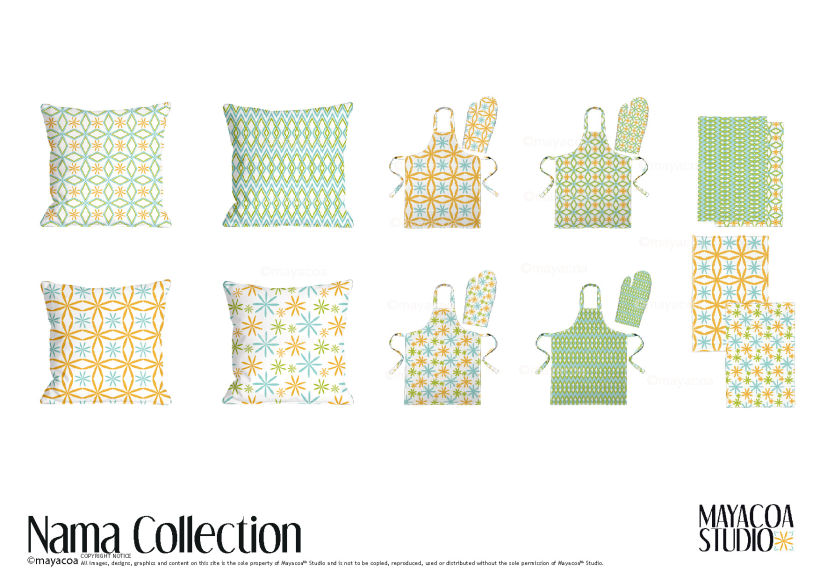 Nama Collection , Estampado textil y de superficie 3
