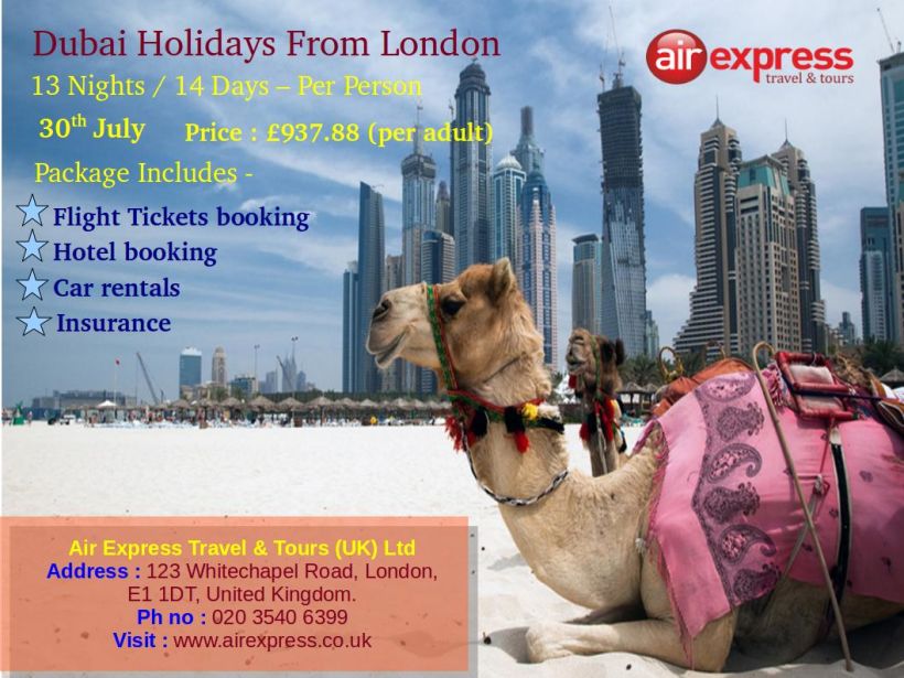 Exclusive tour packages to Dubai  -1