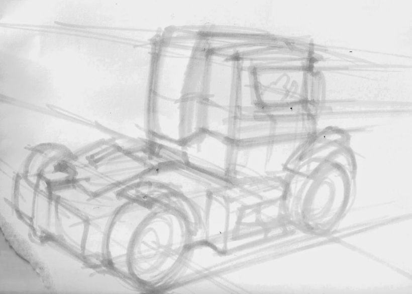 Boceto Rápido Camión - Concepto 0