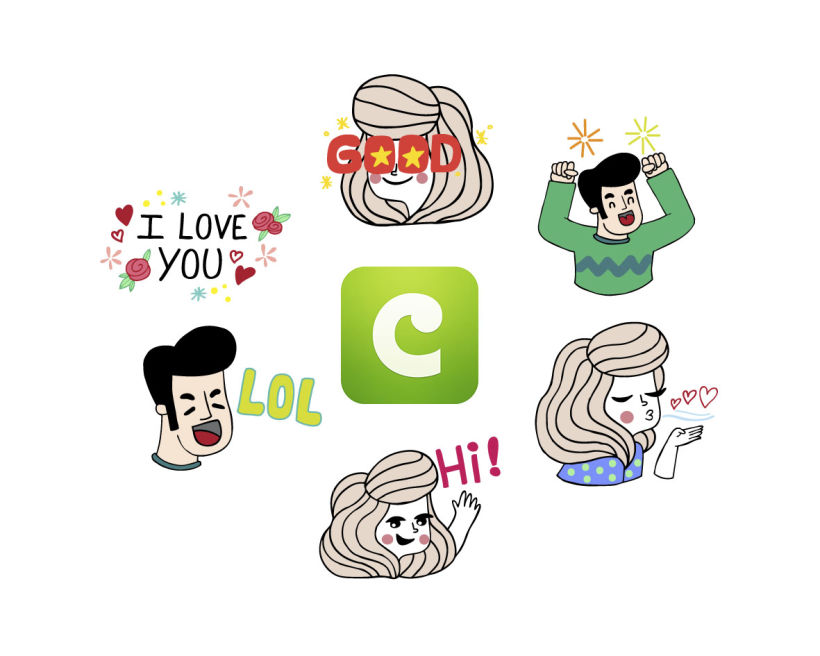 COCO Stickers - Jim & Jane 0