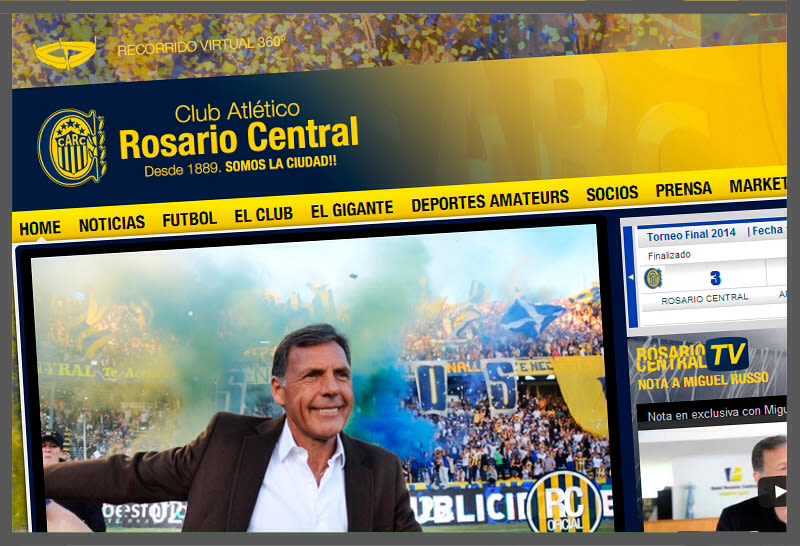 Sitio Oficial Club Atlético Rosario Central -1