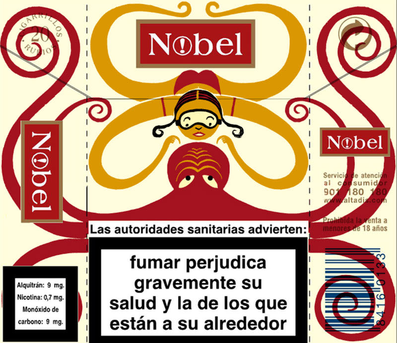 Cigarrillos Nobel 12
