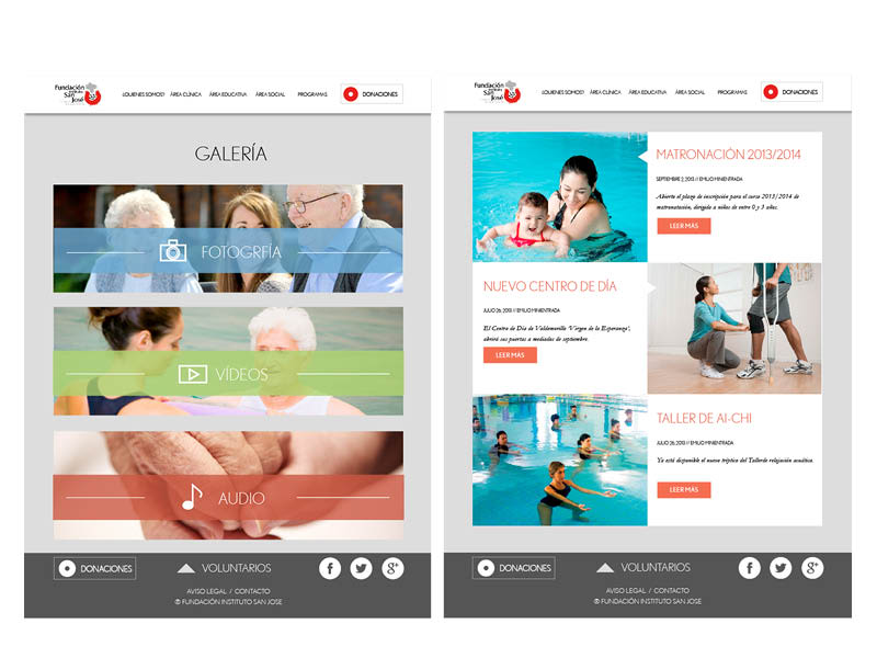 Diseño web: Fundación Instituto San José 0