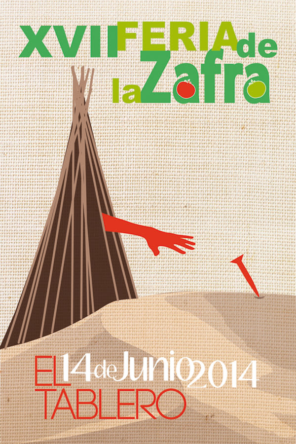 Poster to promote the XVII Zafra Festival in El Tablero de Maspalomas, Gran Canaria, España. 0