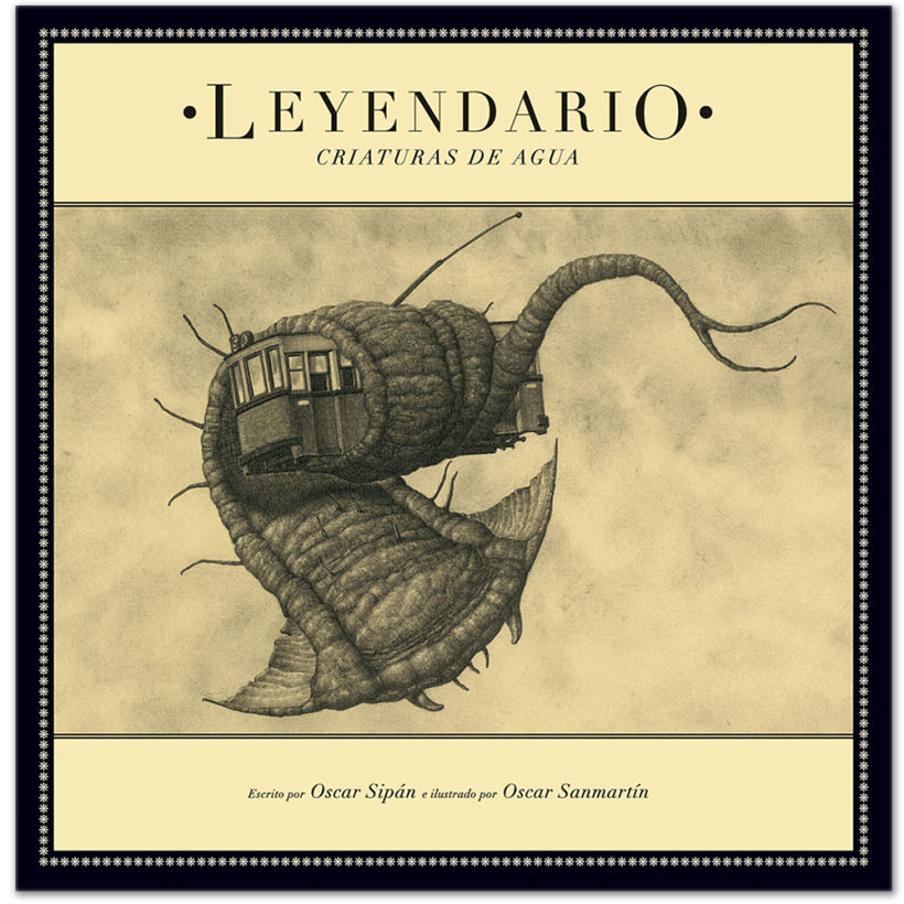 "Leyendario Criaturas de Agua" Un álbum ilustrado 0