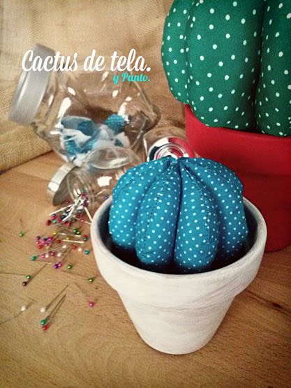 Cactus de tela - / Hechos a mano con amor / 0