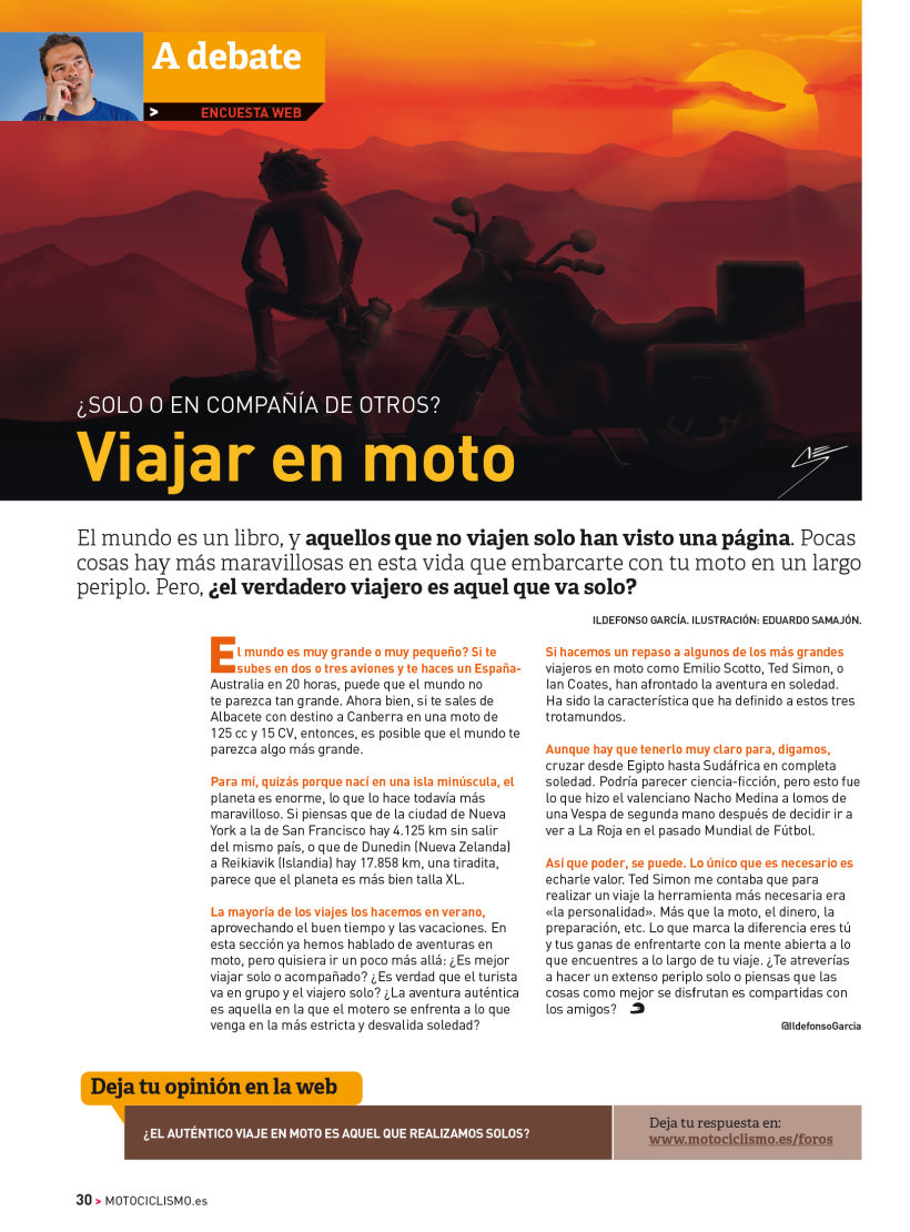 A debate - Sección de la revista Motociclismo 4