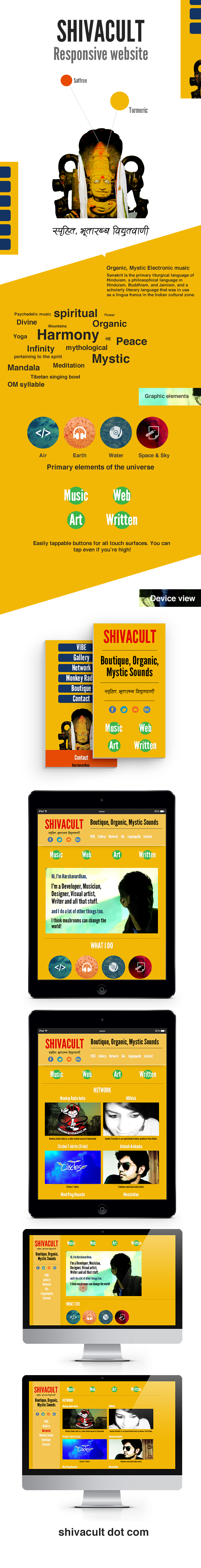 Shivacult: Responisve website -1