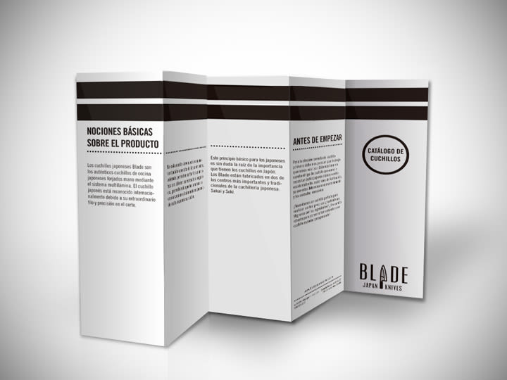 Packaging y folleto de Blade 1