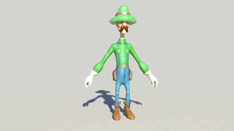  Luigi character Modeling and Texturing 3D in Autodesk Maya  3