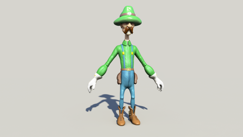  Luigi character Modeling and Texturing 3D in Autodesk Maya  1