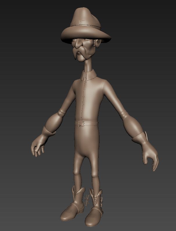  Luigi character Modeling and Texturing 3D in Autodesk Maya  6
