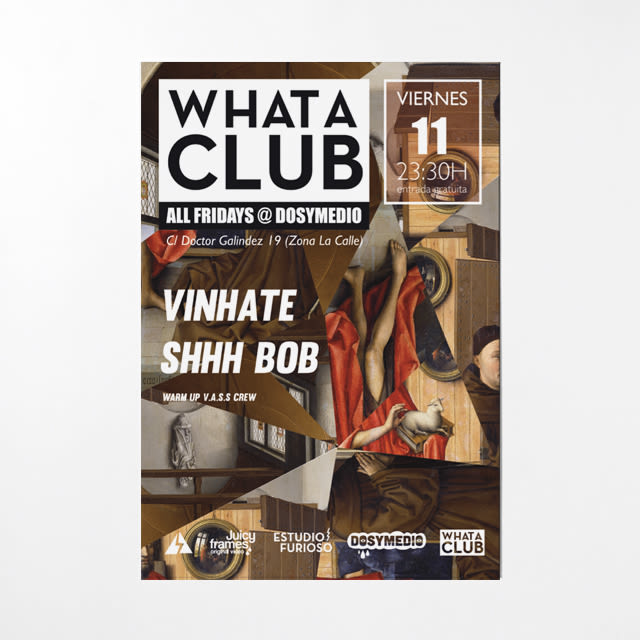 Cartelería semanal para What A Club 3
