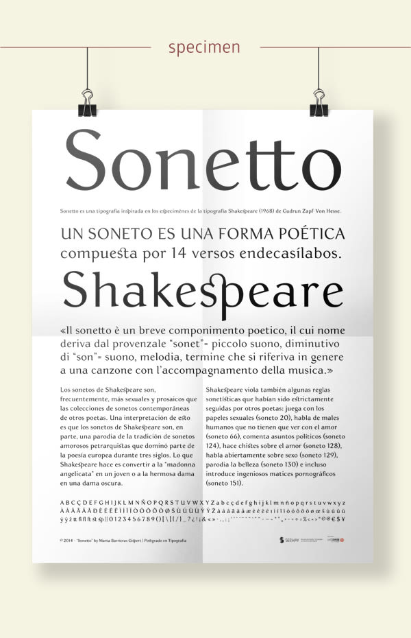 Sonetto | Font 5