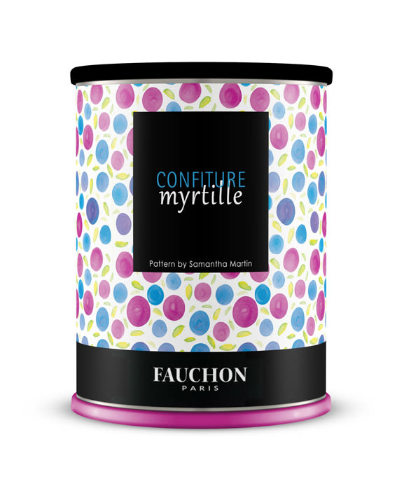 Papel / Packaging para mermelada de arándanos Fauchon Paris 9